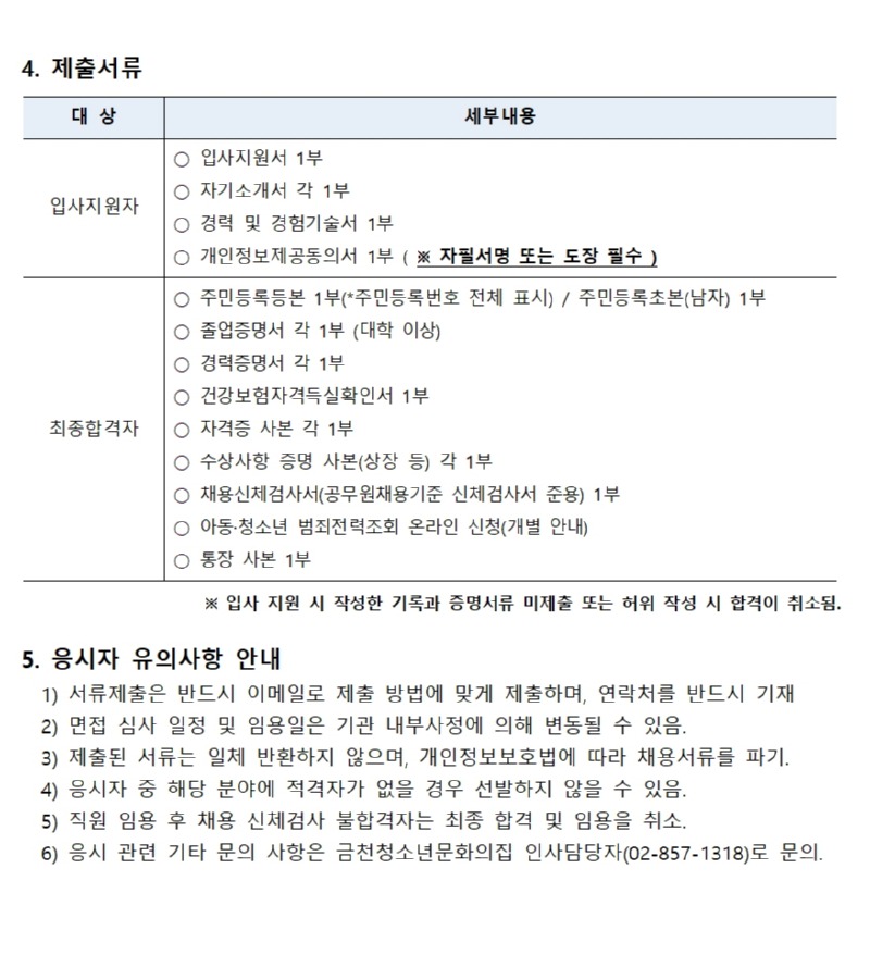 2024년 제1차 금천청소년문화의집 직원 공개채용 공고문003.jpg